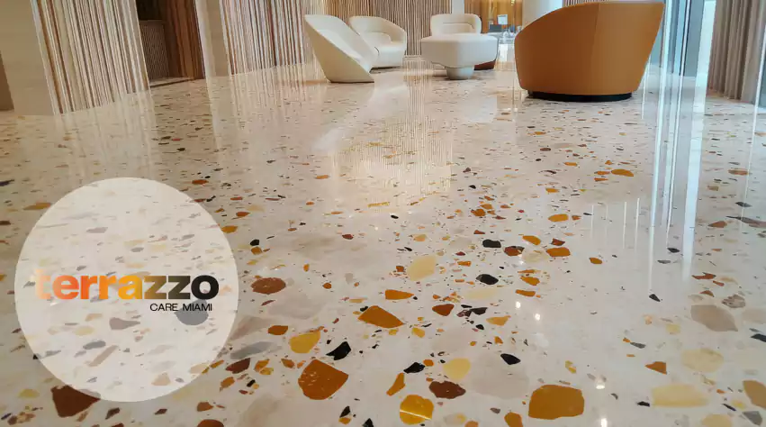 Clean Polish Terrazzo Floors in Miami